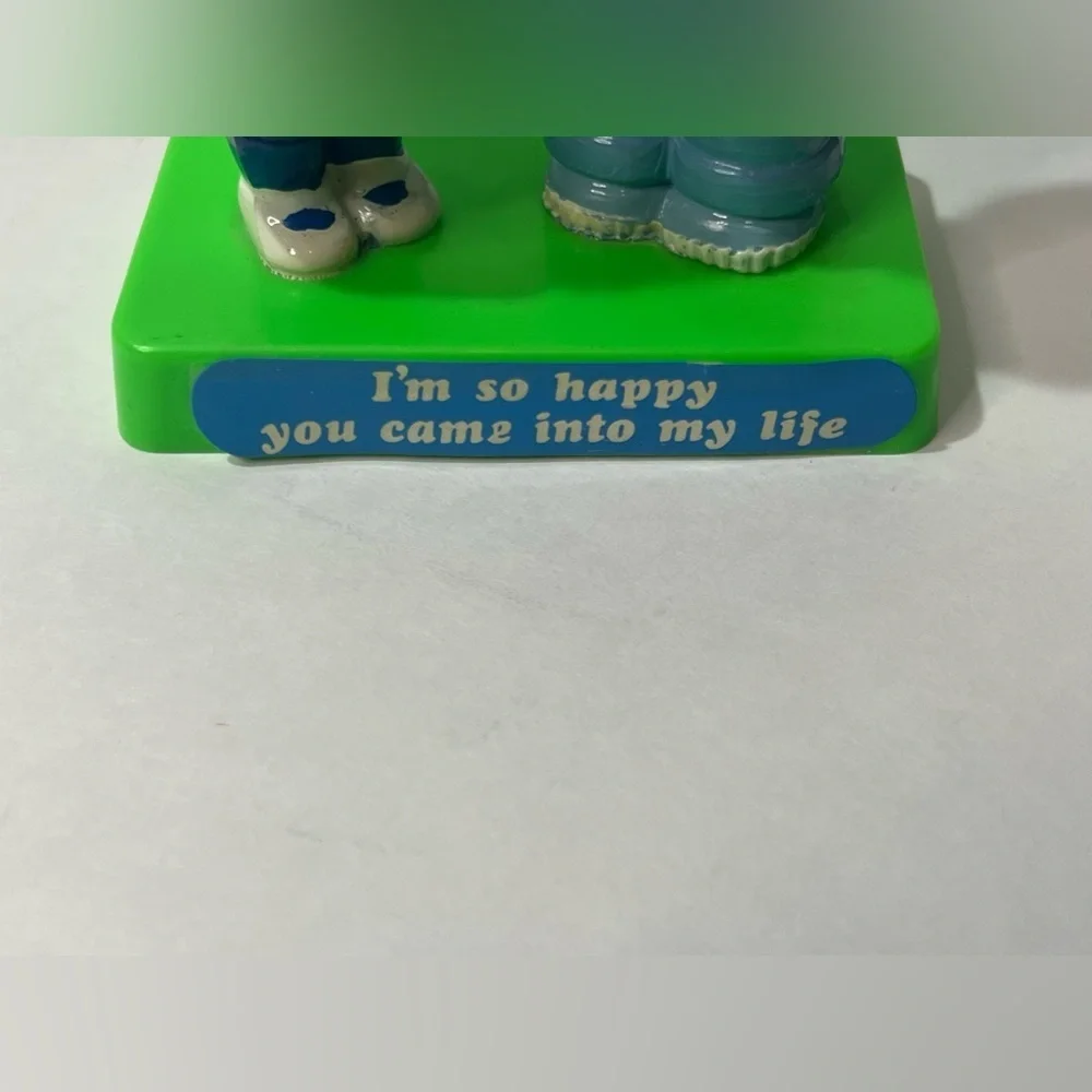 Vintage 1971 Berries Im So Happy You Came Into My Life Couple Figurine MCM - Picture 8 of 12
